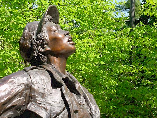 Vietnam Women's Memorial: Nurse Looks Toward the Skies