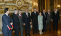 Group photo with the G-8 ministers at Le Quai drsay on May 22. 