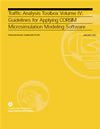 Traffic Analysis Toolbox Volume IV: Guidelines for Applying CORSIM Microsimulation Modeling Software front cover.