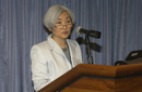 Sumiye Okubo, Associate Director, Bureau of Economic Analysis at podium