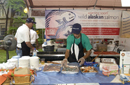 Sea food vendors serve up food >