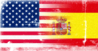 US and Spanish Flags