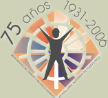 Logo conmemorativo del 75 aniversario del Departamento del Trabajo y Recursos humanos