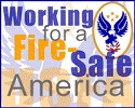 US Fire Administration Logo--Working for a Fire Safe Americal