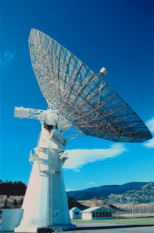 Image of a satellite dish