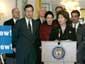 Secretary Chao speaking at a press conference on Association Health Plans.