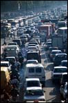 Decorative image of heavy traffic