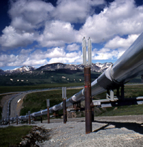 pipeline under blue sky