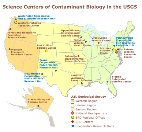 Map of Science Centers