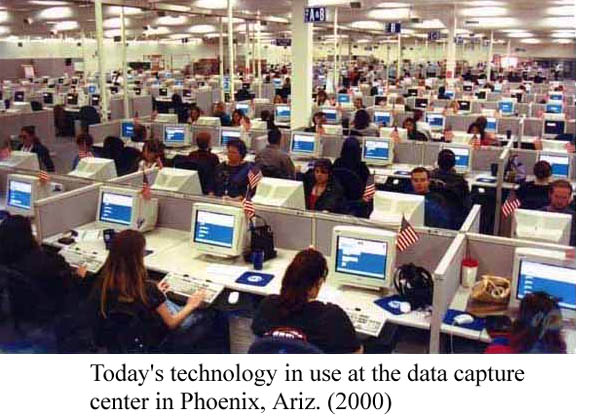 Photo of Data Capture Center in Phoenix, Ariz. (2000)