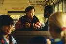 schoolchildren on bus