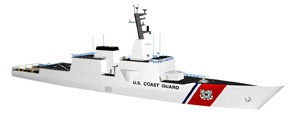 Drawing of USCG Offshore Patrol Cutter