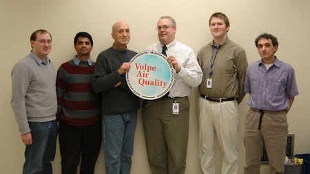 Photo of the Volpe Center Air Quality group.