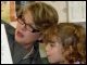 Secretary Spellings reads to a child at the Lawrenceville Family Health Center in Pittsburgh, Pennsylvania.