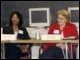 Secretary Spellings and Governor Bob Riley listen to faculty and parents during a roundtable discussion at Ramsay High School in Birmingham, Alabama.