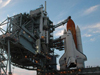 Space Shuttle Discovery on Launch Pad 39B