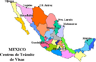 Localice el Centro de Trámite de Visas más cercano a su localidad