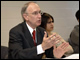 Deputy Secretary Simon participates in a videoconference on critical languages at Sprague Technology Center in Annandale, Virginia. He was joined by students learning Arabic from Hayfield Secondary School, who spoke via teleconference with students from Tunis, Tunisia, and Beirut, Lebanon. This teleconference, which was carried out with the support of the American Council on the Teaching of Foreign Languages (ACTFL), highlighted the importance of critical language education to American competitiveness and international education and cooperation during the U.S. Department of Education's seventh annual International Education Week.