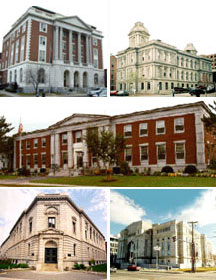 Collage of North Service Center Federal Buildings