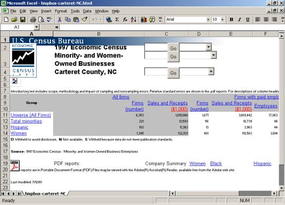 Excel Spreadsheet