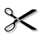 Gif image of scissors.