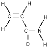 structure formula for Acrylamide