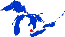 Detroit River AoC Location map