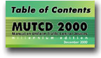 Return to MUTCD table of contents