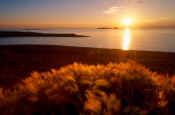 Lake Sakakawea at Sunset