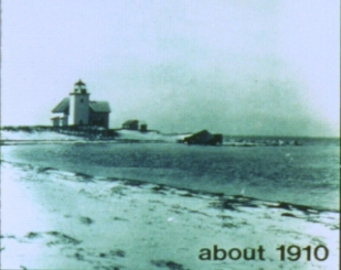 Billingsgate Island, Cape Cod, 1910,  before the entire island was eroded away.