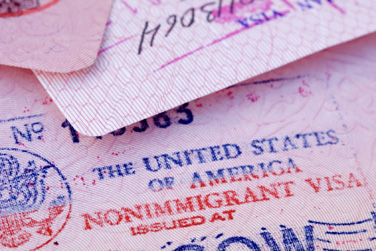 Image of non-immigrant visa