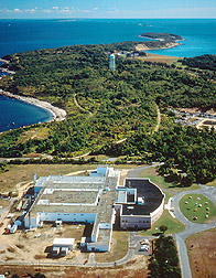 Aerial view of  Plum Island