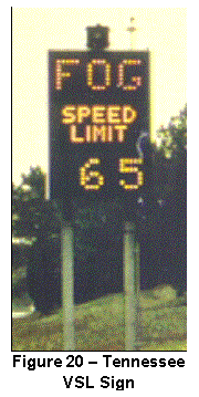 Text Box:  
Figure 20 – Tennessee
VSL Sign
