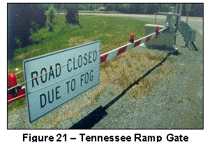 Text Box:  
Figure 21 – Tennessee Ramp Gate
