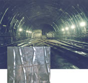 Subwawy tunnel in the Washington Metropolitan area