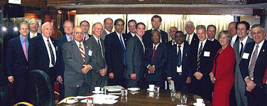Members of the U.S. nuclear technology delegation visit with Indian officials at the National Thermal Power Corporation in New Delhi on December 4, 2006, during the business development mission organized by the U.S. Department of Commerce's International Trade Administration. (U.S. Department of Commerce photo)