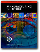 Cover of "Manufacturing the Future" report.
