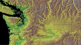 Topographic Map of Washington