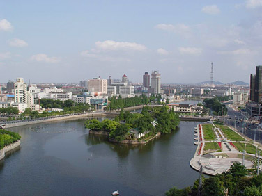 The central city of Nantong, Jiangsu province, China. The American Planning Association has worked with the government of Nantong to craft a strategic plan, the first to combine American planning elements with Chinese guidelines.