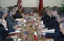 Secy. Gutierrez meets with the Poland Prime Minister delegation