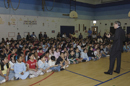 Secretary Gutierrez speaks to the kids of Annandale Terrace Elementary School, Annandale Virginia