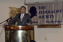 Secretary Gutierrez speaks to the Federalist Society