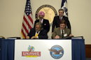 Secretary Carlos M. Gutierrez, India, Deputy Chief of Mission Raminder Singh Jassal, Steve Finger, President, Pratt & Whitney and Dr. Vijay Mallya, Chairman and CEO, Kingfisher Airlines Limited Signed a $300 Million Contract