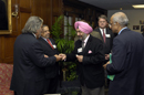 Particpants for the India and Pratt Whitney Signing Ceremony gather In the Secretary's Diplomatic Reception Area