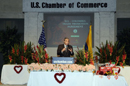 Secretary Gutierrez address members of U.S. and Columbian trade groups