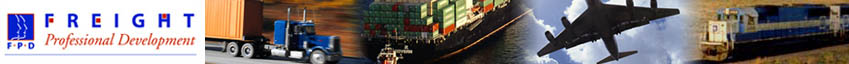 photos of truck, cargo ship, airplane, and freight train