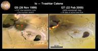 Eruption at Tvashtar Catena on Io
