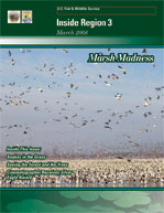 Inside Region 3 March 2008 edtion front cover photo, USFWS