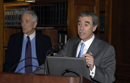 Secretary Gutierrez moderates William W. Lewis Speakers Forum