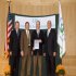 Hensel-Phelps - VP Steve Speer holding the award - flanked by RA Welsh and Administrator Johnson